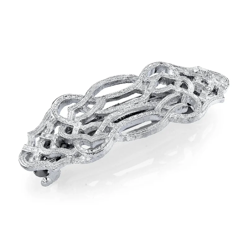 Filigree Art Deco Inspired Hair Barrette