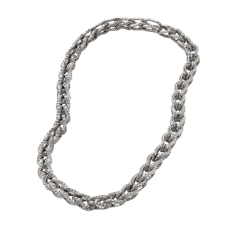 John Hardy Silver Chain Link Necklace