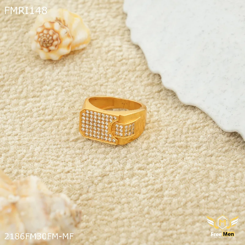 Freemen Classic design AD Box ring for men - FMRI148