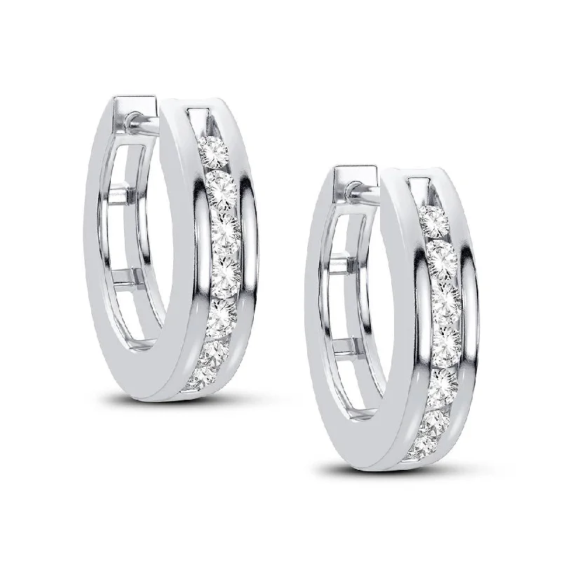 14K 0.15CT Diamond Earring