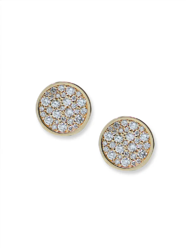 Cléo Grande Round Pavé Studs