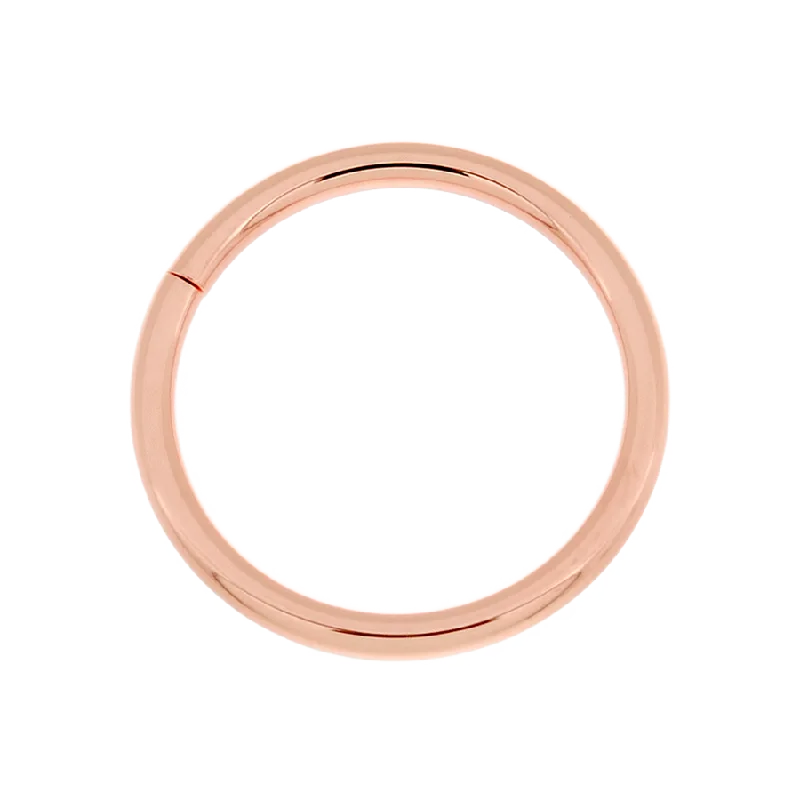 Rose Gold Plain Seam Ring