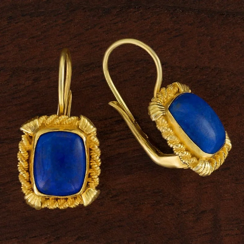 Tyrrhenian Lapis Earrings