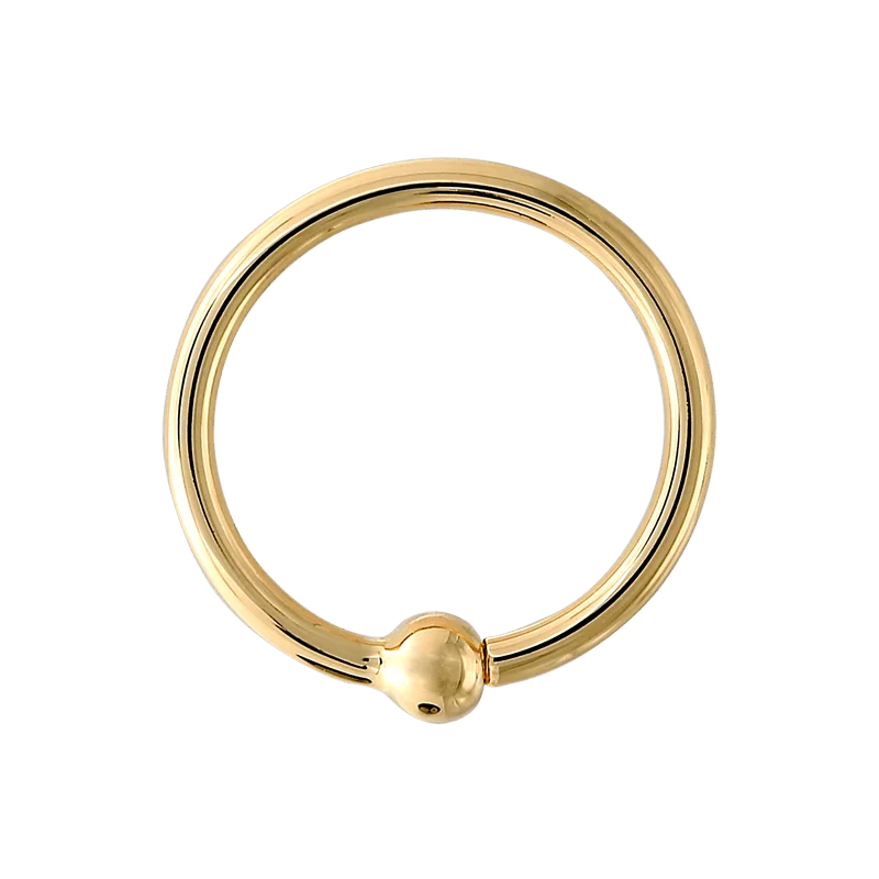 Gold Fixed Bead Ring (FBR)