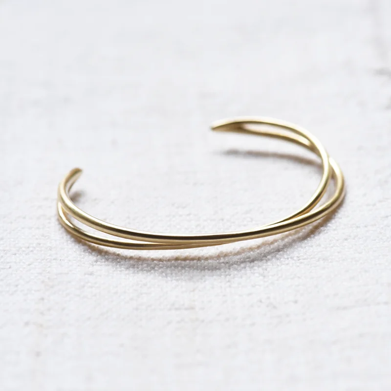 Brass Twist Cuff