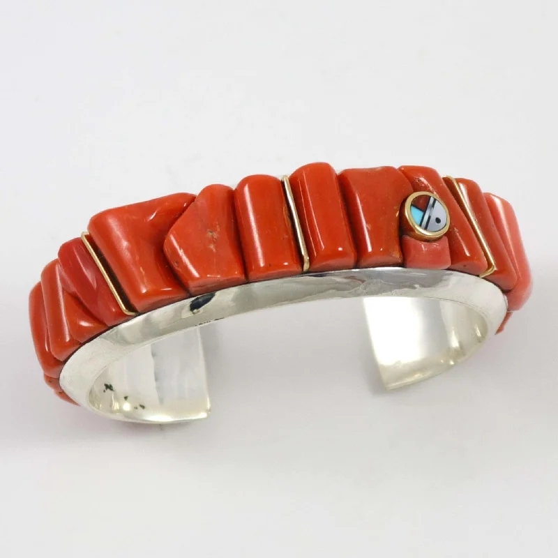 Coral Sunface Cuff