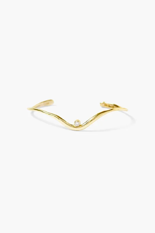 Diamond Canyon Cuff Gold