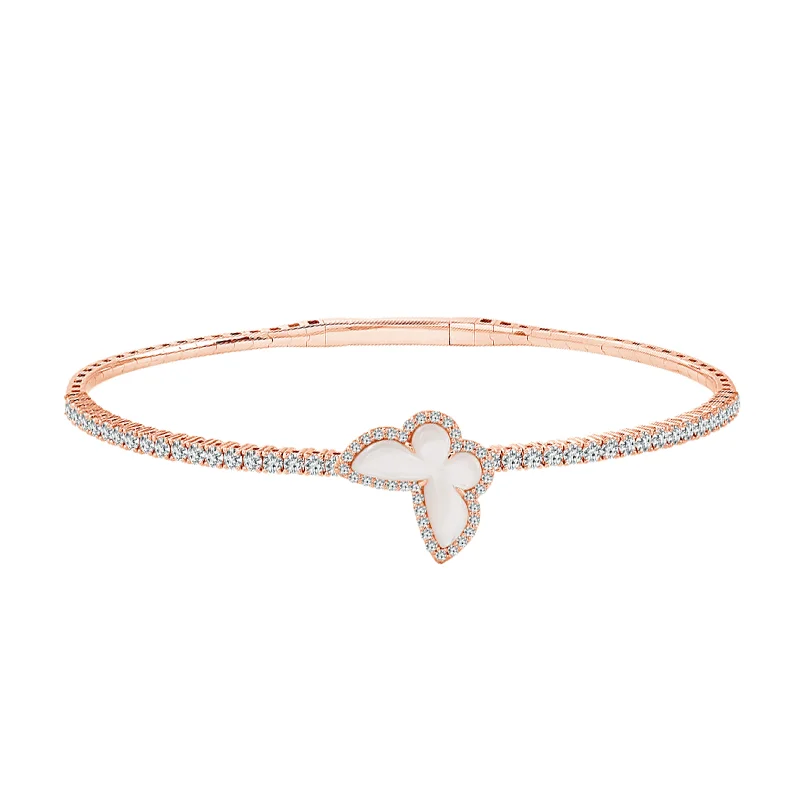 Flexie Diamond Bangle 1 ct tw 14k Rose Gold