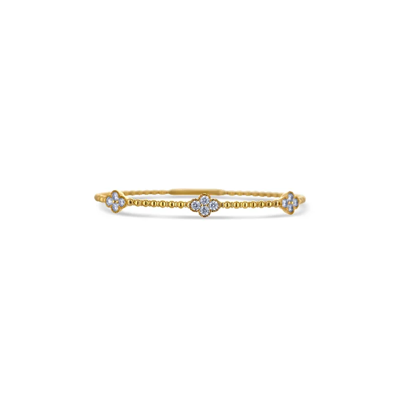 Flexie Diamond Bangle 1 ct tw 14k Yellow Gold