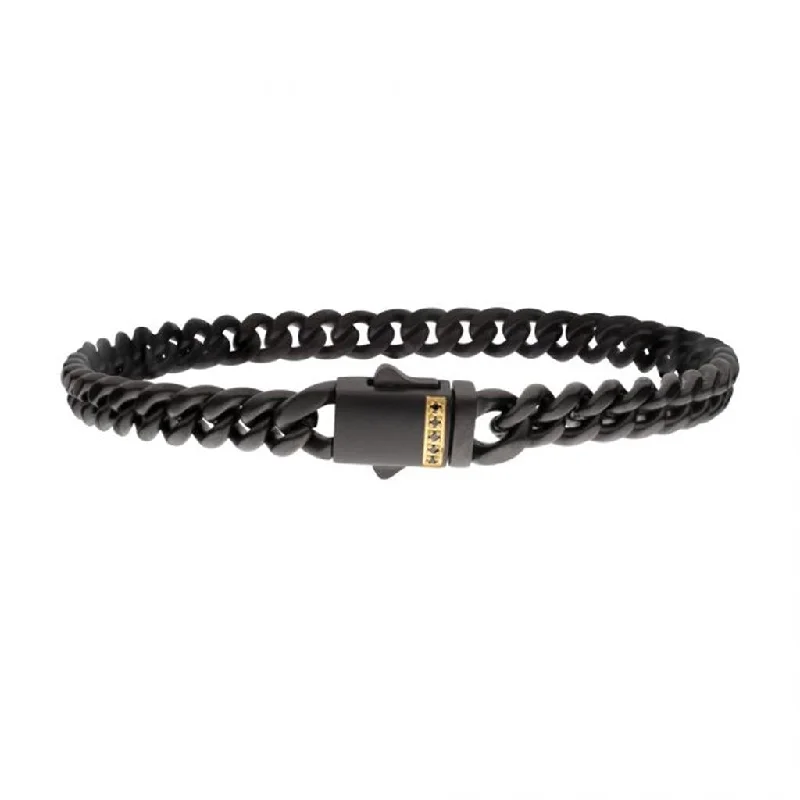 Men's Steel Cuban Chain Bracelet