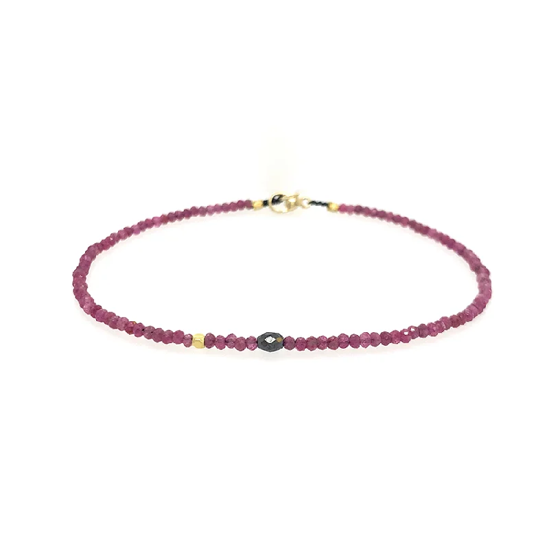 Ruby + Diamond Bracelet