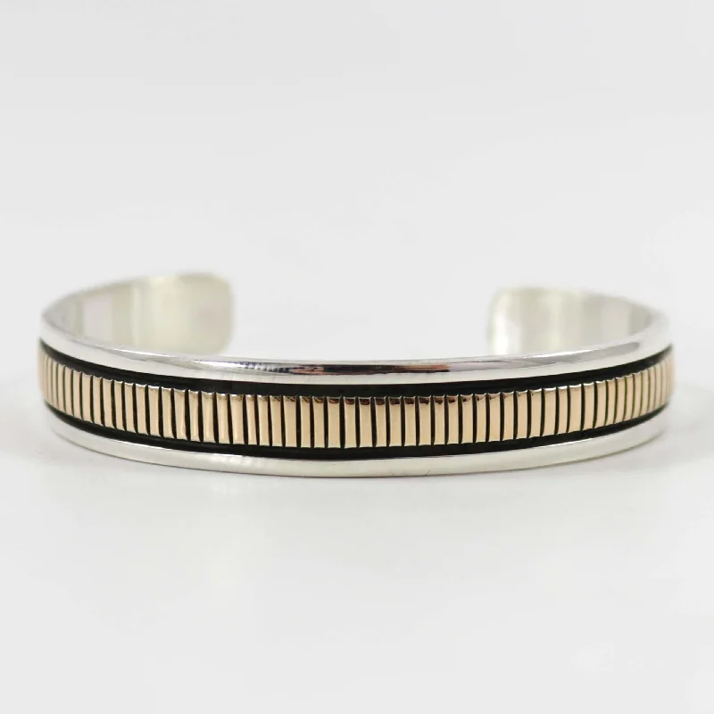 Silver and Gold Cuff