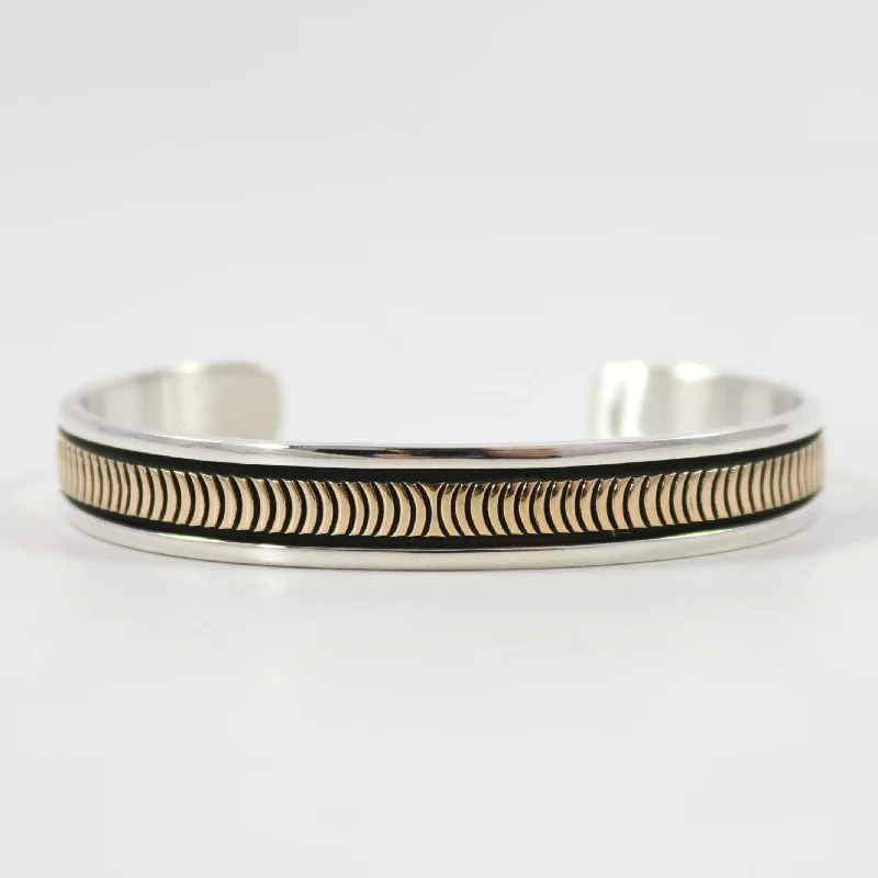 Silver and Gold Cuff