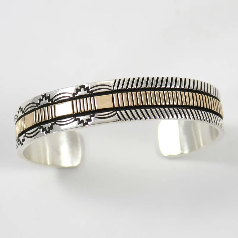 Silver and Gold Cuff