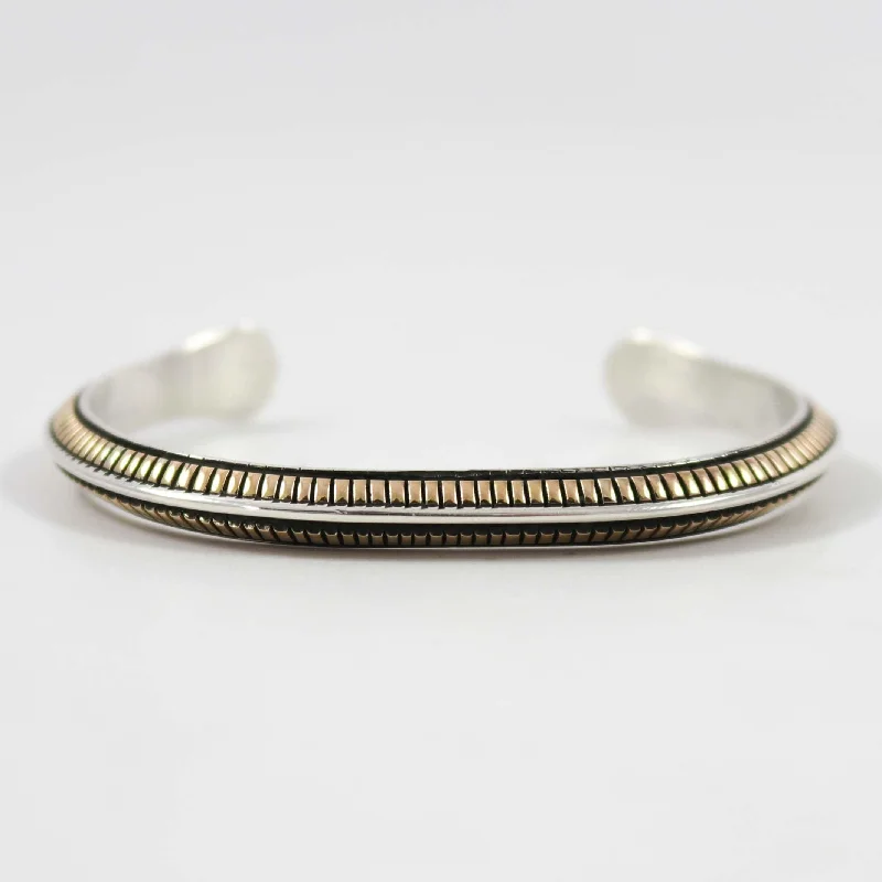 Silver and Gold Cuff