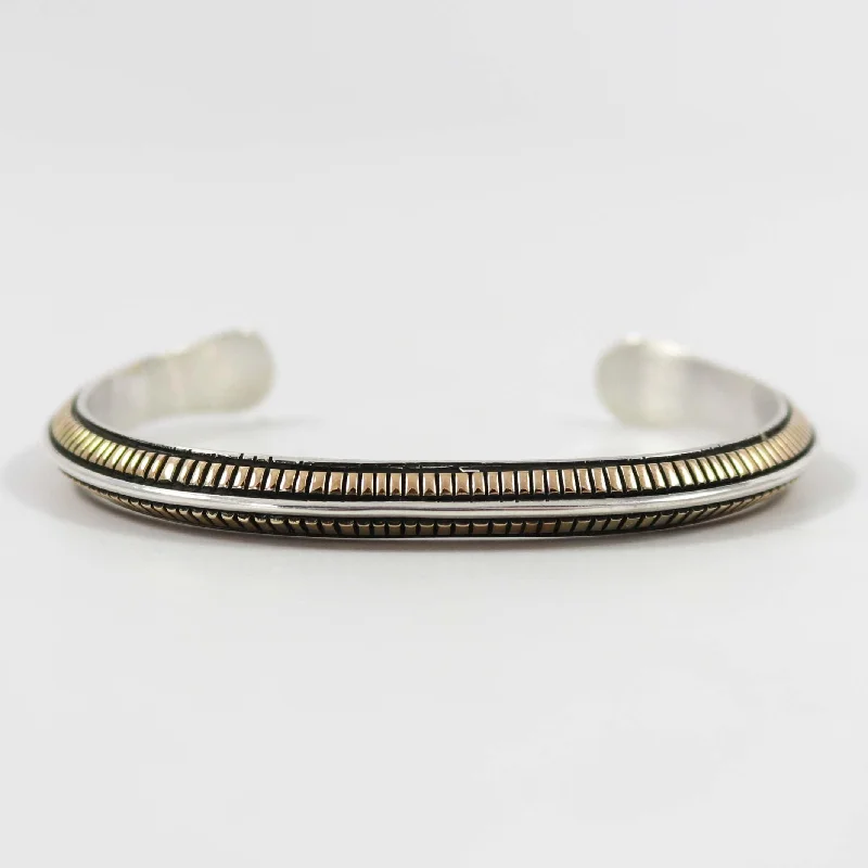 Silver and Gold Cuff