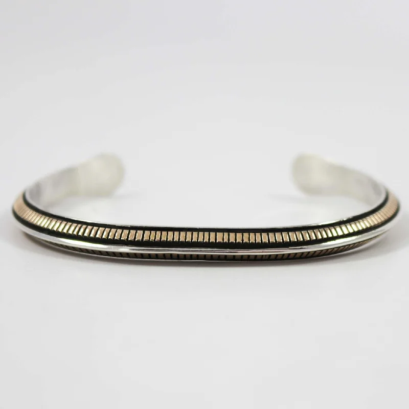 Silver and Gold Cuff