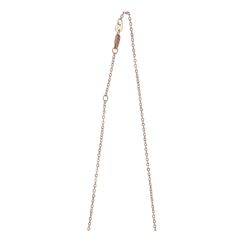 18" Silver Chain Rose Gold Plated (1.87 grams)