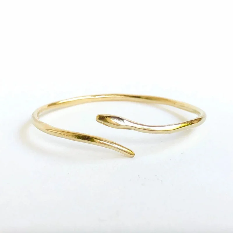 Brass Serpent Cuff