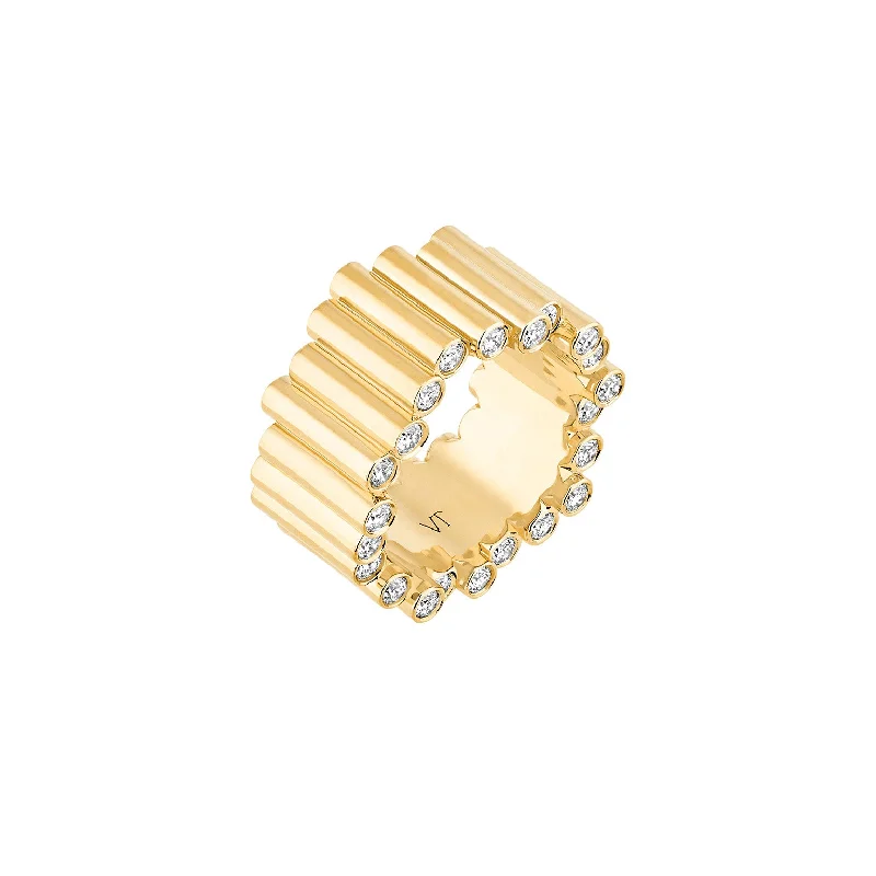 Diamond Edge Ring - Large