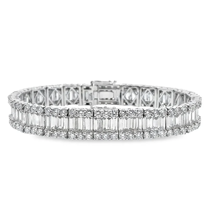 White Gold Diamond Fashion Bracelet