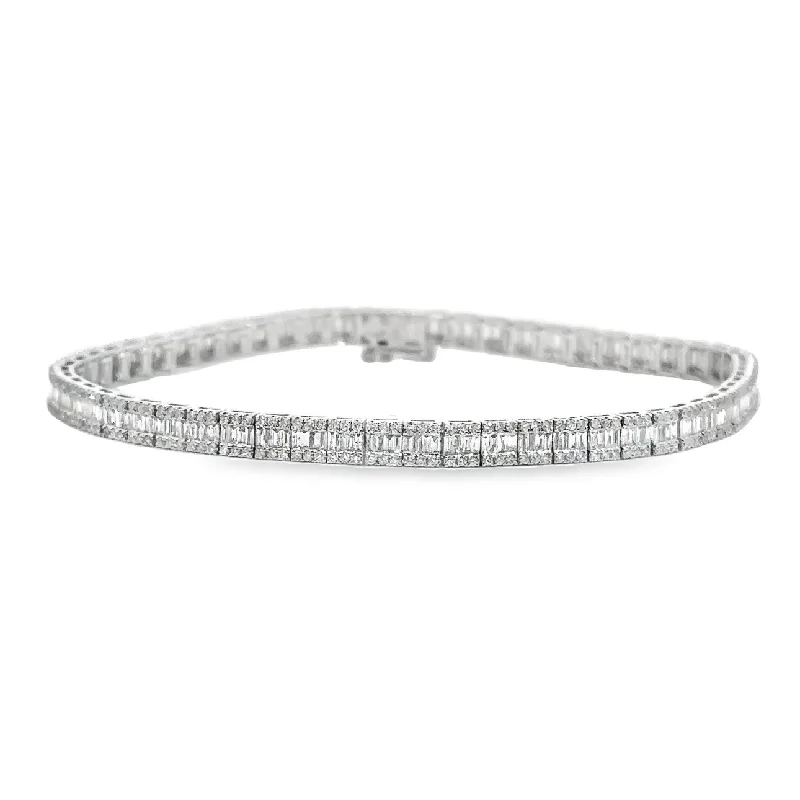 White Gold Diamond Fashion Bracelet