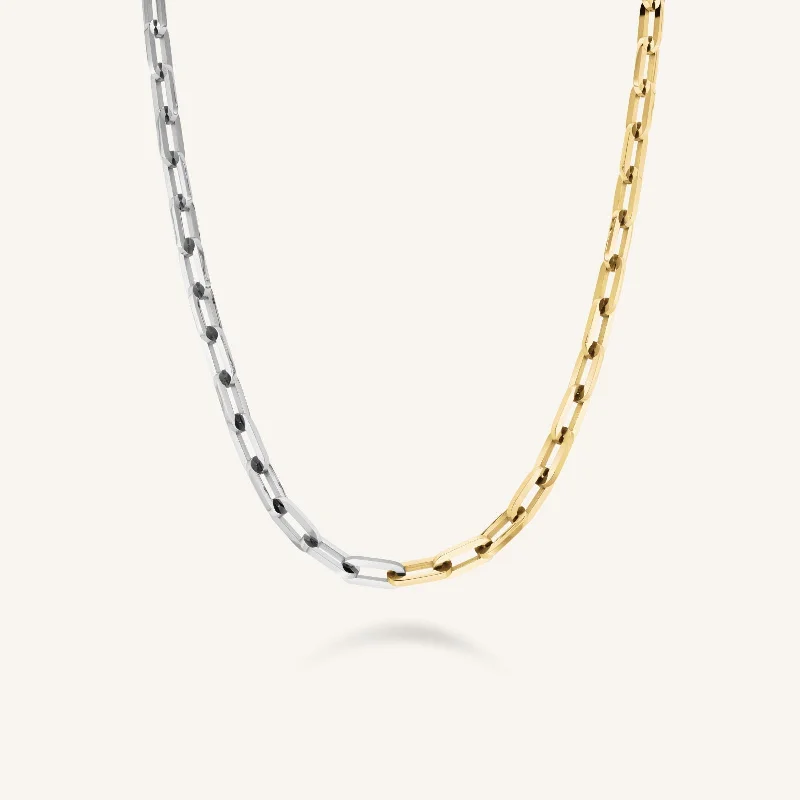 Duotone Chain Necklace