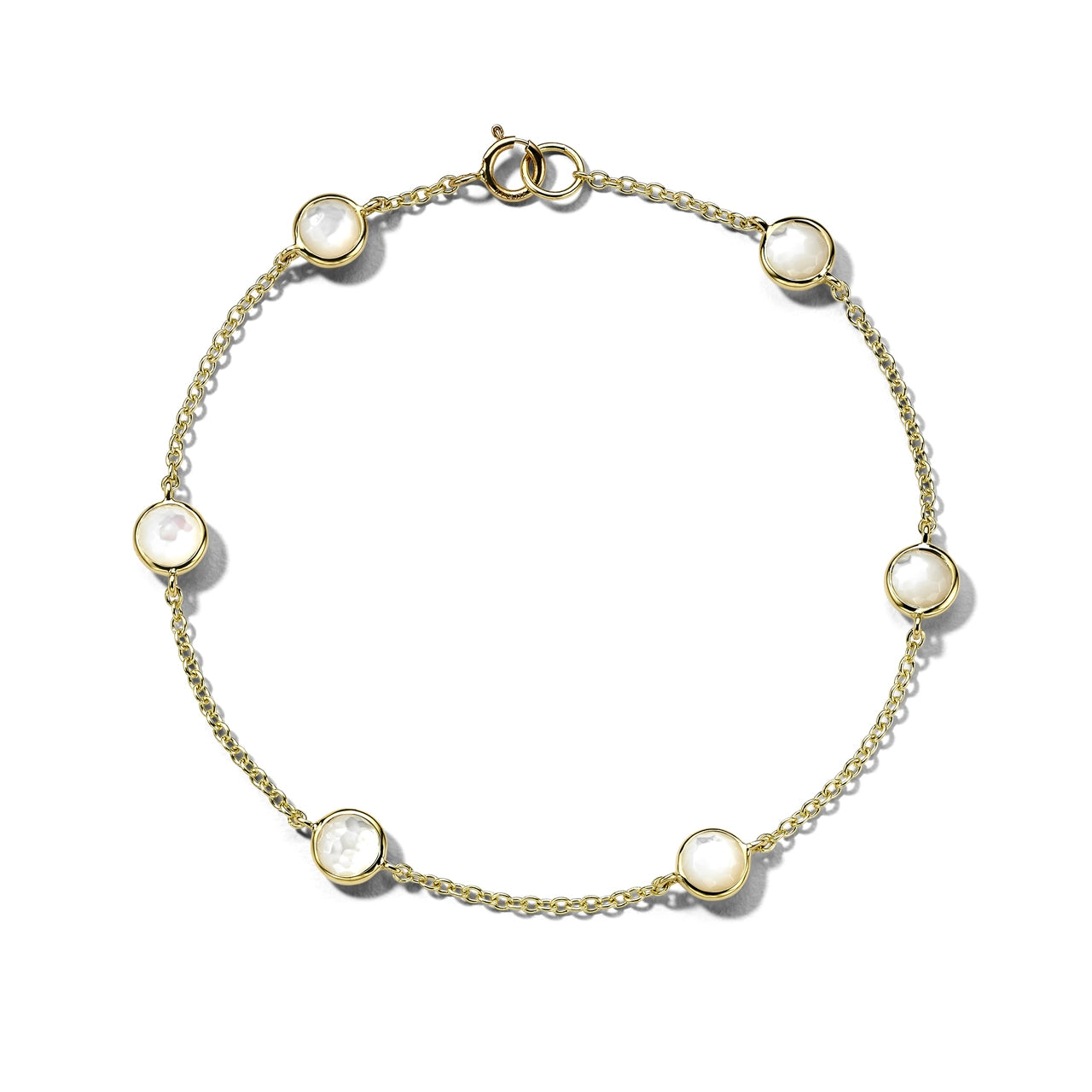 IPPOLITA Lollipop 6 Stone Station Bracelet in Mother of Pearl