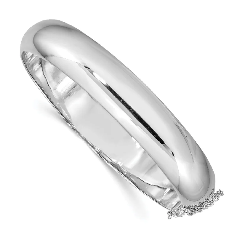 Sterling Silver 12MM Bangle Bracelet