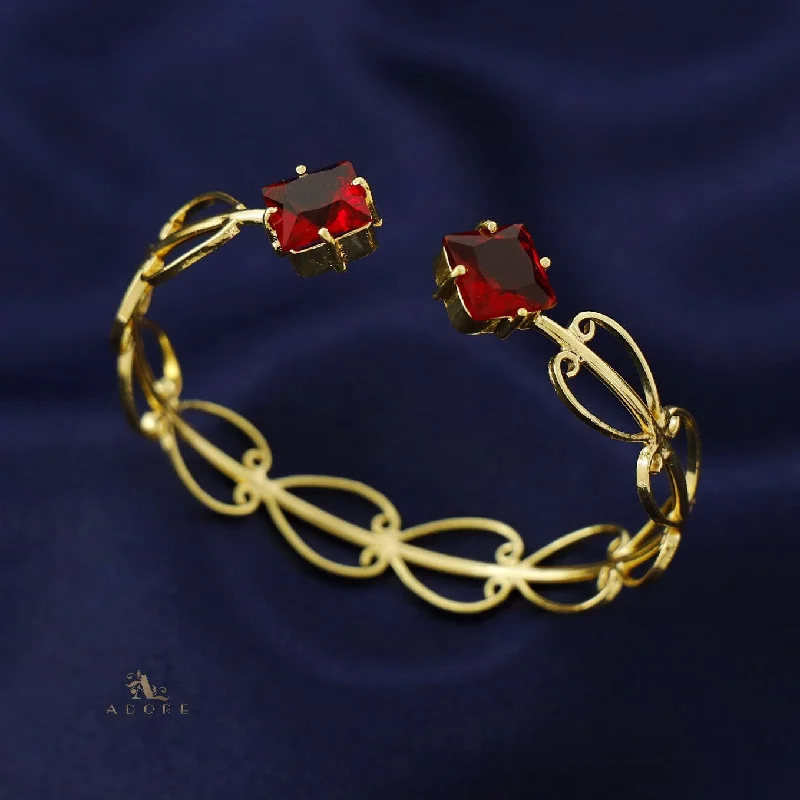 Thanu Glossy Dual Diamond Bangle