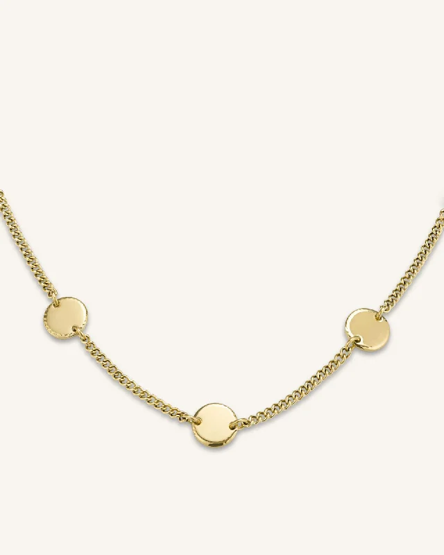 3 Coin Necklace