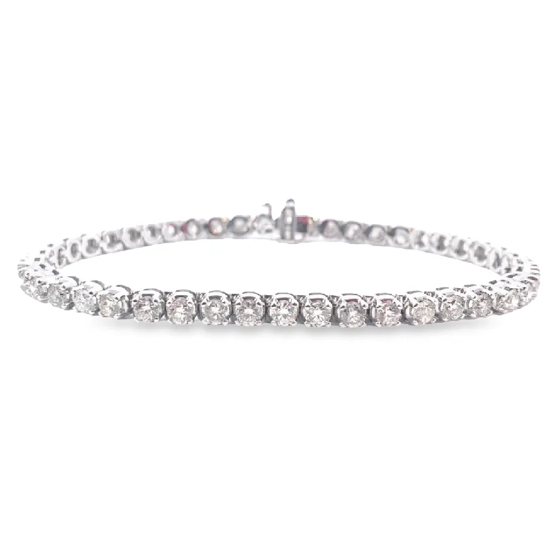 White Gold 3.01 Cttw. Diamond Tennis Bracelet