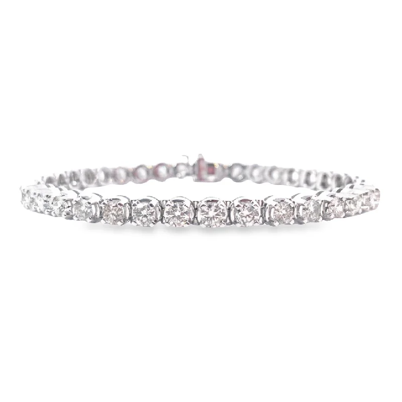 White Gold 5.02 Cttw. Diamond Tennis Bracelet